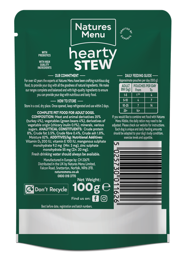 Turkey and Vegetable Hearty Stew Pouch image number 1